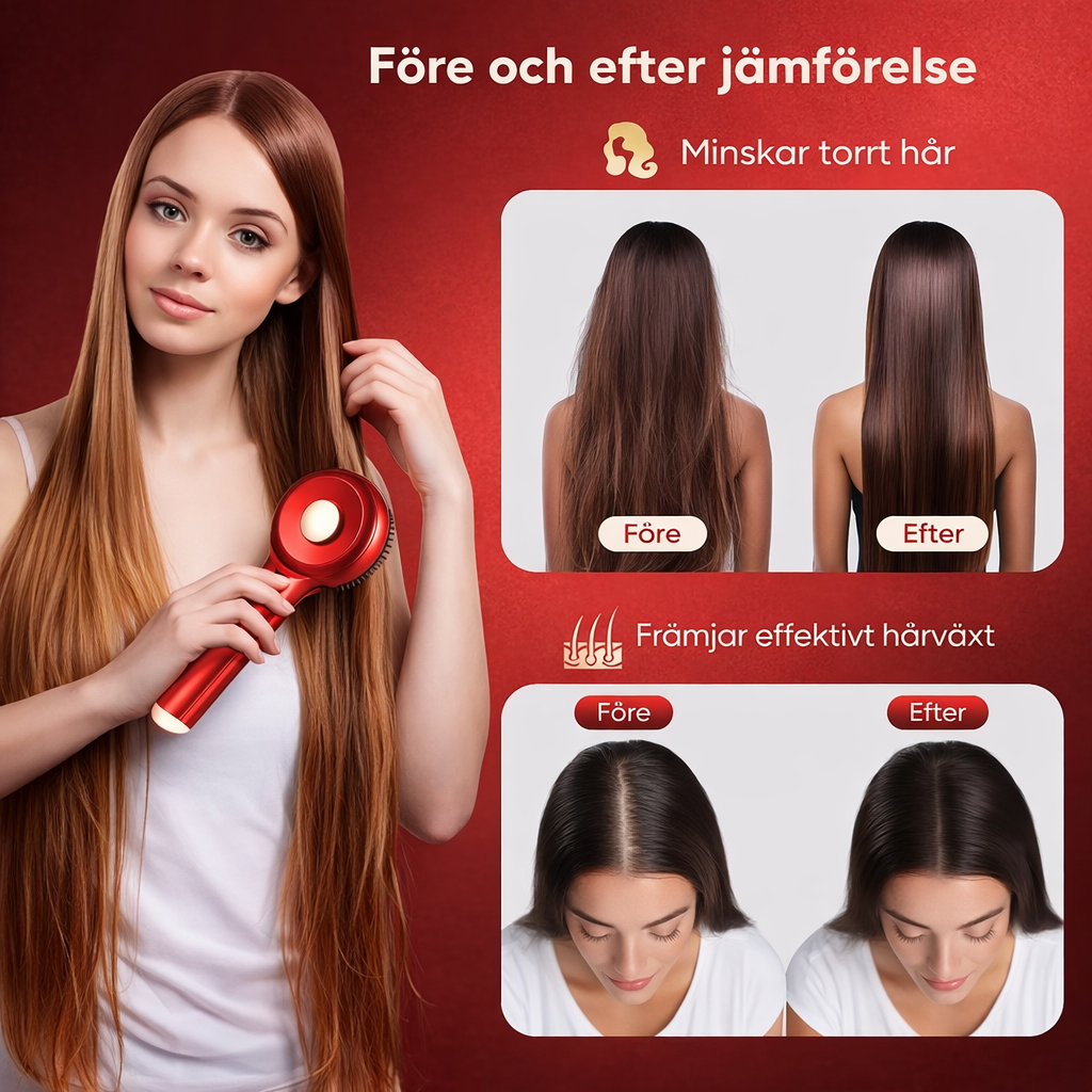 Velmora - Hårmassagerare med eterisk olja