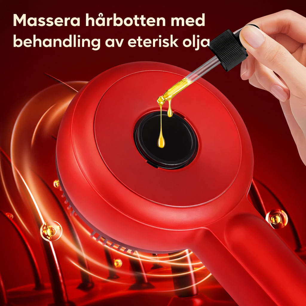 Velmora - Hårmassagerare med eterisk olja